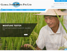 Tablet Screenshot of globalinstrumentsg.com